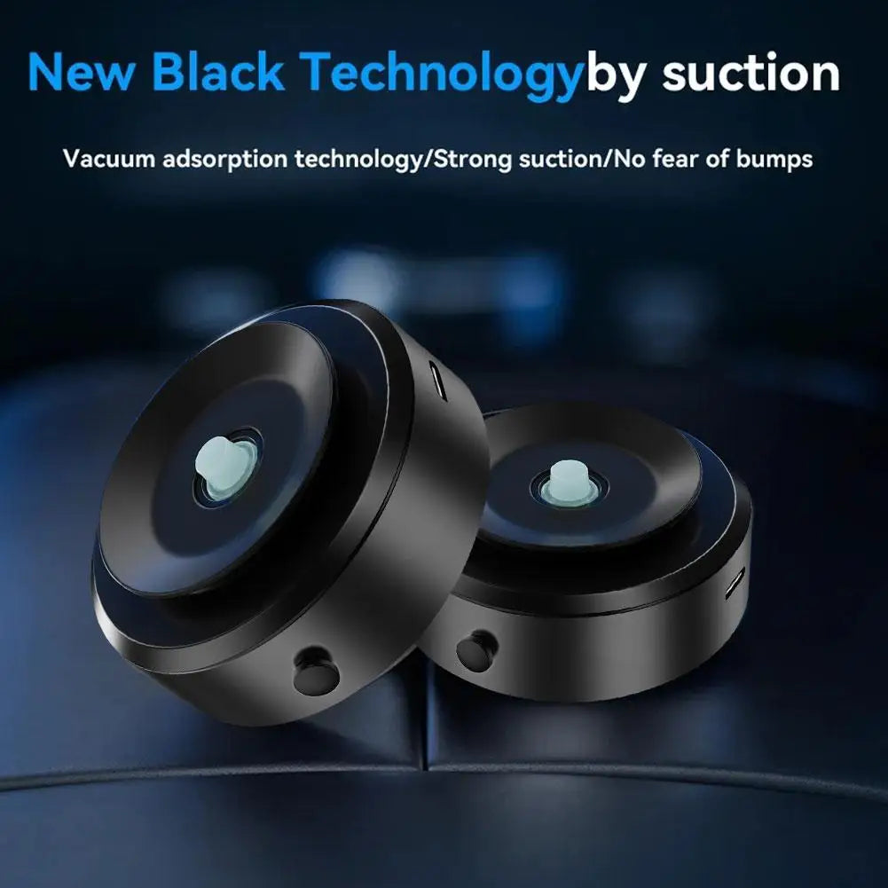 "360° Rotating Magnetic Phone Holder – Universal Car Mount with Double-Sided Vacuum Adsorption